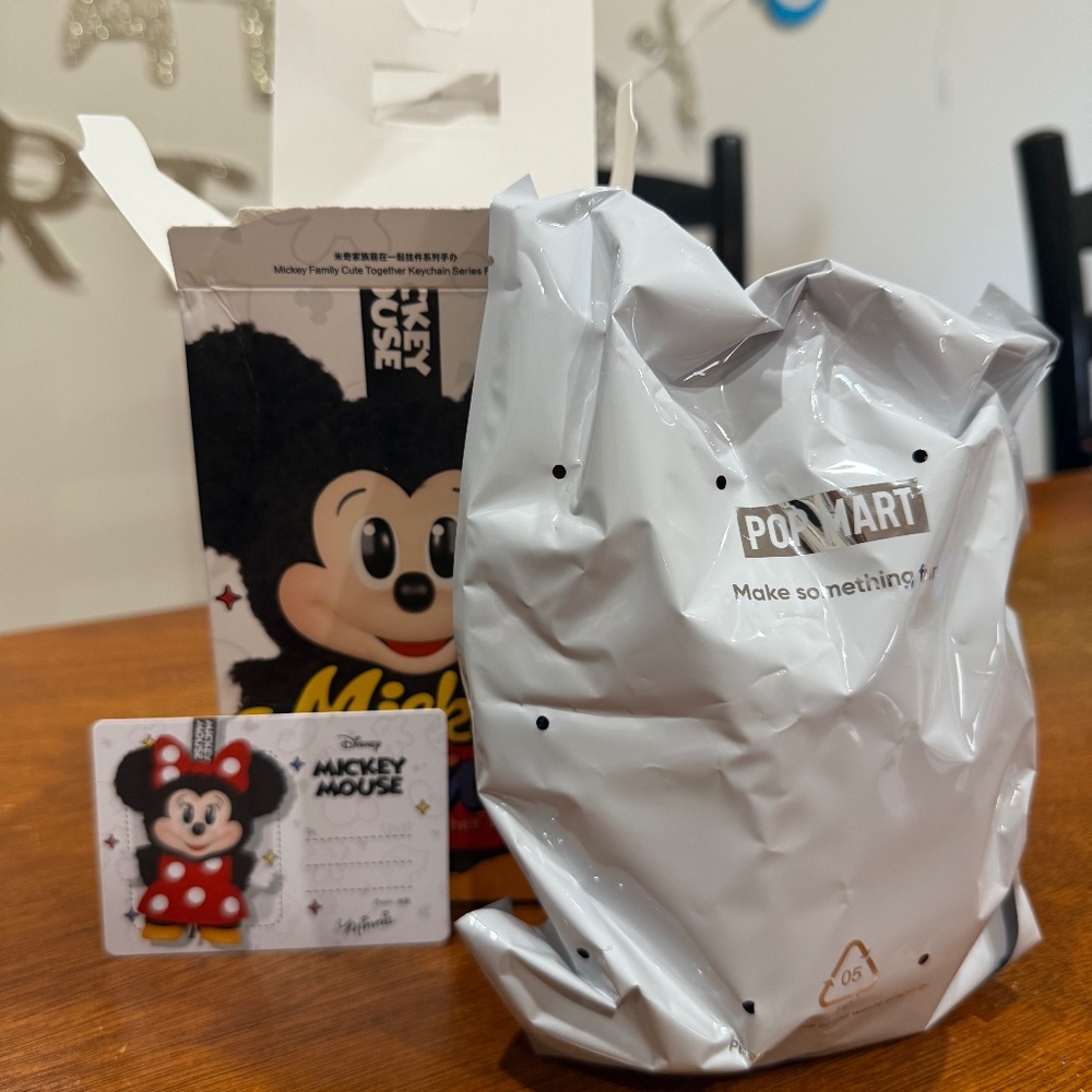 POP MART Cute Together Keychain Minnie Mouse